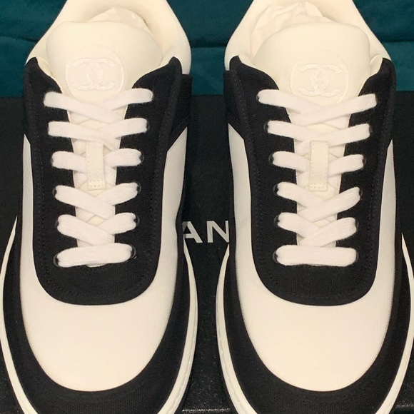 SOLD- Chanel Sneakers Sz.38 - Picture 3 of 6